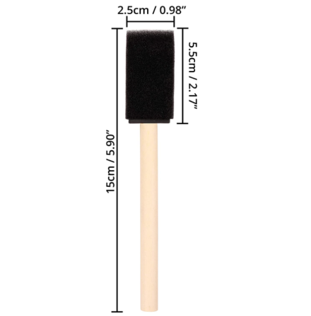 Foam brush 15cm for TintGel&amp;trade;
