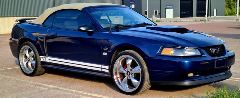Ford Mustang Cabriolet med 70 procent aftagelig Soyafilm